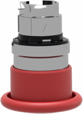 Harmony XB4 Mushroom Pushbutton Head, 40mm, Red, Spring Return, IP66