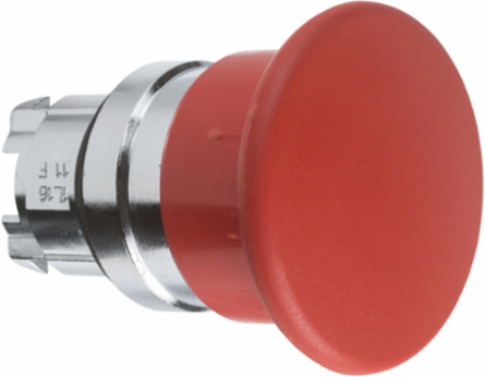 Harmony XB4 Mushroom Pushbutton Head, 40mm, Red, Spring Return, IP66
