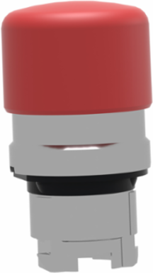 Harmony XB4 30mm Red Mushroom Push Button Head, IP66, Spring Return