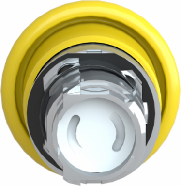 Harmony XB4 40mm Yellow Mushroom Push Button Head, Spring Return, IP66