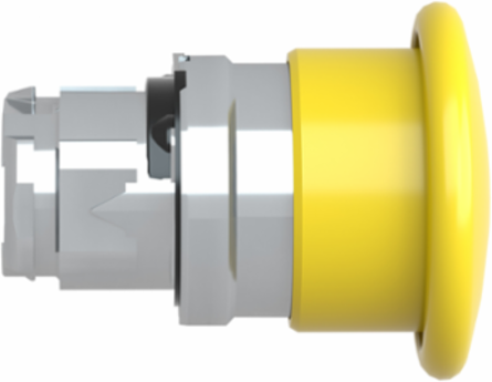 Harmony XB4 40mm Yellow Mushroom Push Button Head, Spring Return, IP66