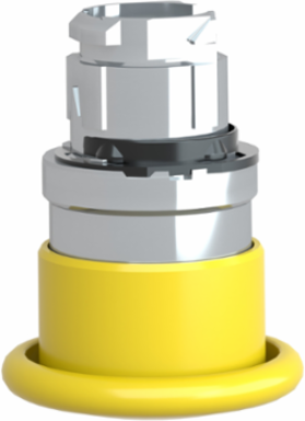 Harmony XB4 40mm Yellow Mushroom Push Button Head, Spring Return, IP66