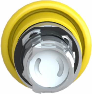 Harmony XB4 40mm Yellow Mushroom Push Button Head, Spring Return, IP66
