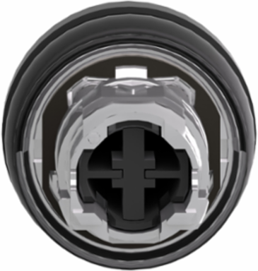 Harmony XB4 Yellow Flush Push Button Head, 22mm, IP66/IP69K