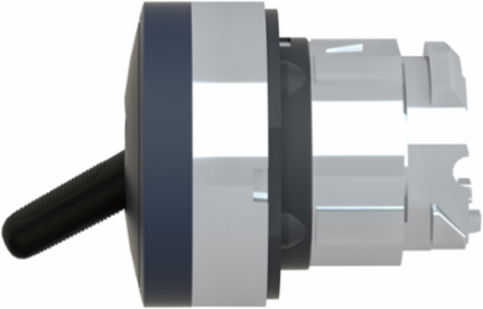 Harmony XB4 Toggle Switch Head, Metal, 22mm, Black, IP69K, 2 Positions