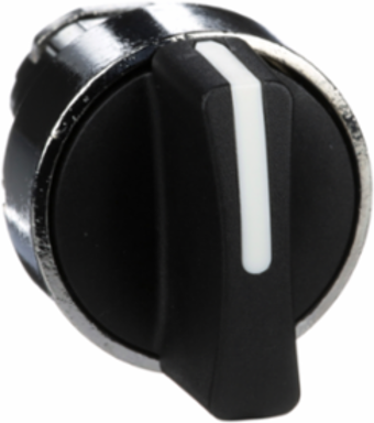 Harmony XB4 Selector Switch Head, 22mm, 3 Positions, Spring Return