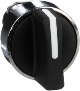 Harmony XB4 Selector Switch Head, 22mm, 3 Positions, Spring Return