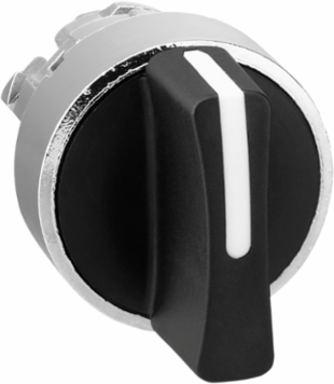 Harmony XB4 Metal Selector Switch Head, 22mm, 3 Positions, Spring Return