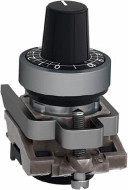 Harmony XB4 Potentiometer Head, 22mm, Metal, for 6mm Shaft, IP66