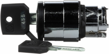 Harmony XB4 Key Selector Switch Head, 22mm, Black, 2 Positions, IP66