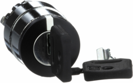 Harmony XB4 Key Selector Switch Head, 22mm, Black, 2 Positions, IP66