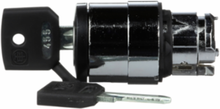 Harmony XB4 Key Selector Switch Head, 22mm, Black, 2 Positions, IP66