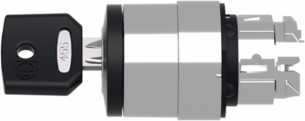 Harmony XB4 Key Selector Switch Head, 22mm, 2 Positions, Metal Bezel