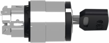 Harmony XB4 Key Selector Switch Head, 22mm, 2 Positions, Metal Bezel