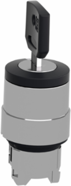 Harmony XB4 Key Selector Switch Head, 22mm, IP66, Key 455, 3 Positions