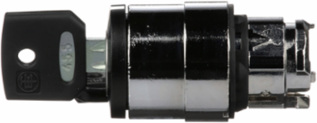 Harmony XB4 Key Switch Selector Head, 22mm, Key 455, IP66, 2 Positions