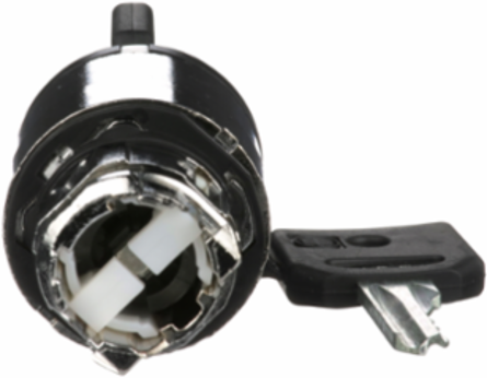 Harmony XB4 Key Switch Selector Head, 22mm, Key 455, IP66, 2 Positions