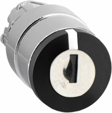 Harmony XB4 Key Selector Switch Head, 22mm, Metal, IP66, Black