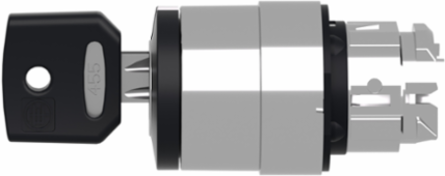 Harmony XB4 Key Selector Switch Head, 22mm, 3 Positions, IP66, Metal