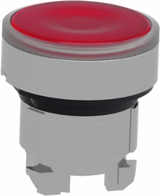 Harmony XB4 Red Flush Push Button Head, 22mm, IP66, Universal LED
