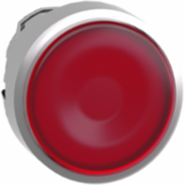 Harmony XB4 Red Flush Push Button Head, 22mm, IP66, Universal LED
