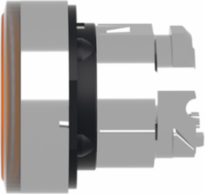 Harmony XB4 Illuminated Push Button Head, 22mm, Orange, IP66