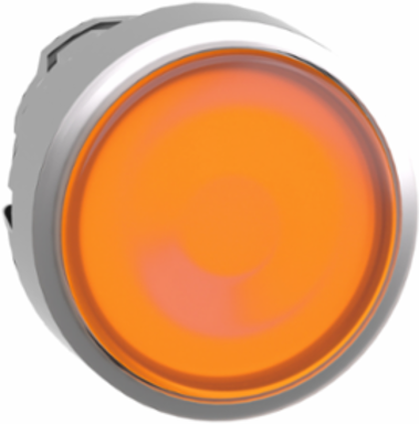 Harmony XB4 Illuminated Push Button Head, 22mm, Orange, IP66