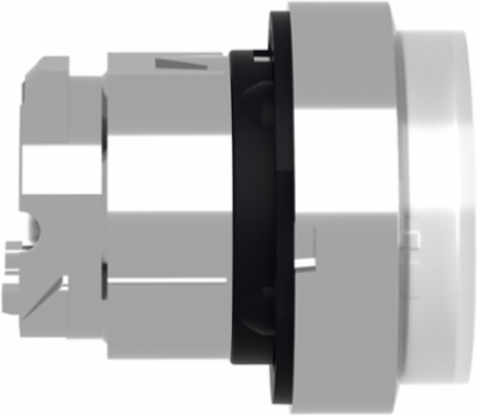 Harmony XB4 Illuminated Push Button Head, 22mm, Metal, IP66, White