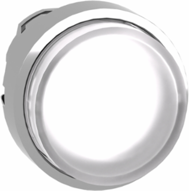 Harmony XB4 Illuminated Push Button Head, 22mm, Metal, IP66, White