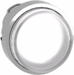 Harmony XB4 Illuminated Push Button Head, 22mm, Metal, IP66, White