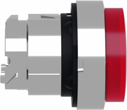 Harmony XB4 22mm Illuminated Metal Push Button Head, Red Projecting, IP66
