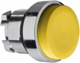 yellow projecting pushbutton head 22mm push-push unmarked