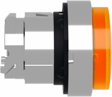 Harmony XB4 Illuminated Push Button Head, 22mm, Orange Projecting, IP66