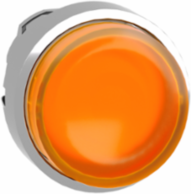 Harmony XB4 Illuminated Push Button Head, 22mm, Orange Projecting, IP66