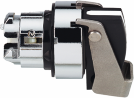 Harmony XB4 22mm Metal Selector Switch Head, Long Handle, Padlockable