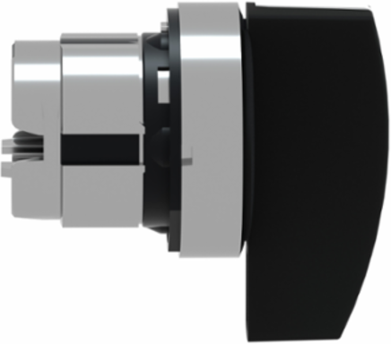 Harmony XB4 Selector Switch Head, 22mm, 3 Positions, Metal Bezel