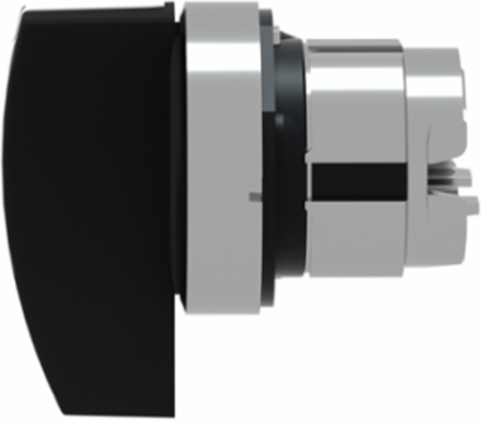 Harmony XB4 Selector Switch Head, 22mm, 3 Positions, Metal Bezel