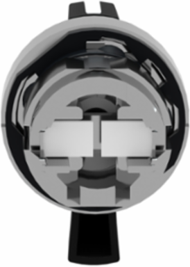 Harmony XB4 Selector Switch Head, 22mm, 3 Positions, Spring Return, Metal
