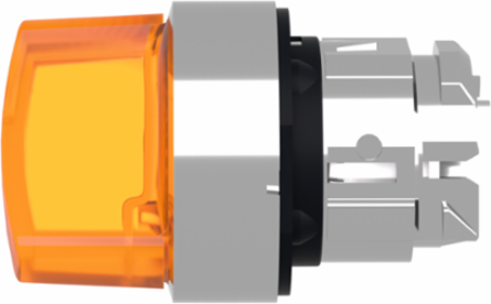 Harmony XB4 Illuminated Selector Switch Head, 22mm, Orange Handle, IP69K