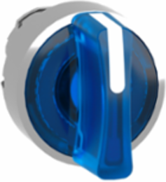 Harmony XB4 22mm Blue Illuminated Selector Switch Head, IP69K, 3 Positions