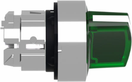 Harmony XB4 Illuminated Selector Switch Head, 22mm, IP69K, Metal Bezel