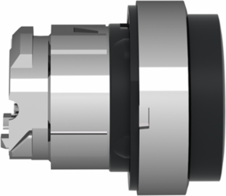 Harmony XB4 22mm Metal Push Button Head, Black, Spring Return, IP66