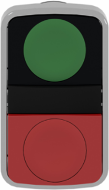 Harmony XB4 Double Head Push Button 22mm Green & Red, IP66