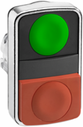 Harmony XB4 Double Head Push Button 22mm Green & Red, IP66