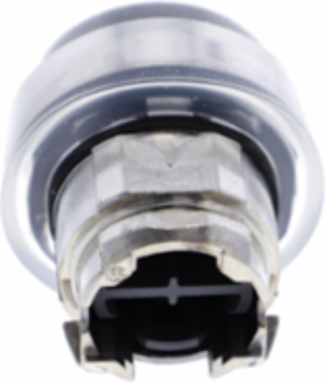 Harmony XB4 22mm Metal Spring Return Push Button Head, IP69K, Black
