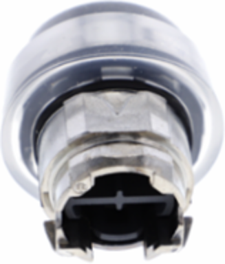 Harmony XB4 22mm Metal Spring Return Push Button Head, IP69K, Black