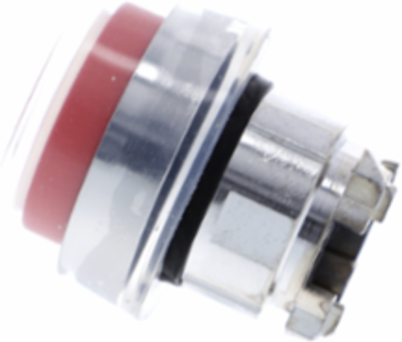 Harmony XB4 22mm Metal Push Button Head, Red, Spring Return, IP69K