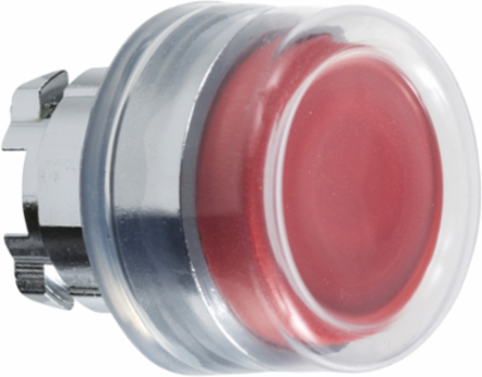 Harmony XB4 22mm Metal Push Button Head, Red, Spring Return, IP69K
