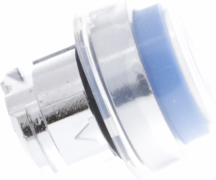 Harmony XB4 22mm Metal Push Button Head, Spring Return, Blue, IP69K