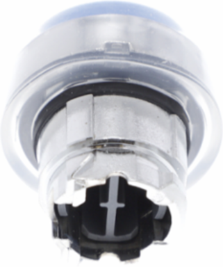Harmony XB4 22mm Metal Push Button Head, Spring Return, Blue, IP69K